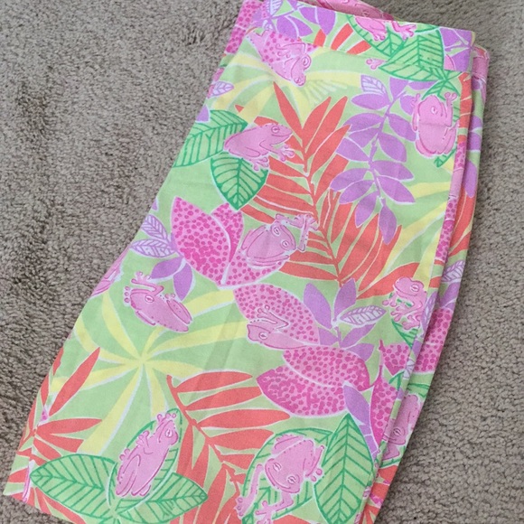 Lilly Pulitzer Vintage Frog Printed Pants Size 2 - Picture 2 of 7